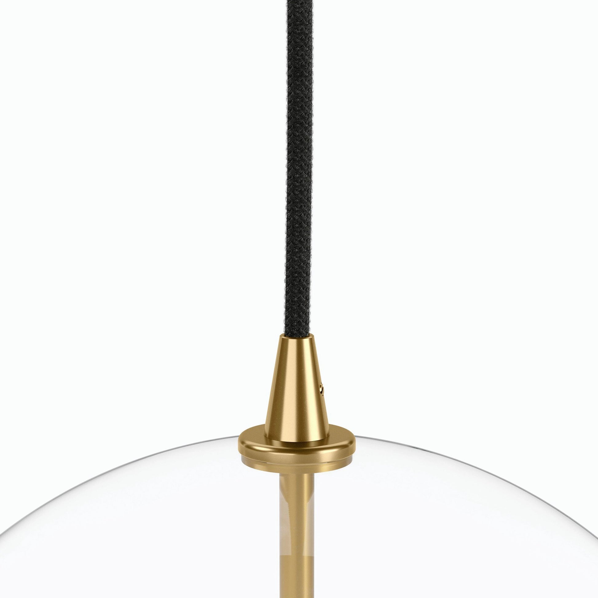Glass Globe Pendant by Four Hands. Made from glass, thermoplastic, brass in a modern style.