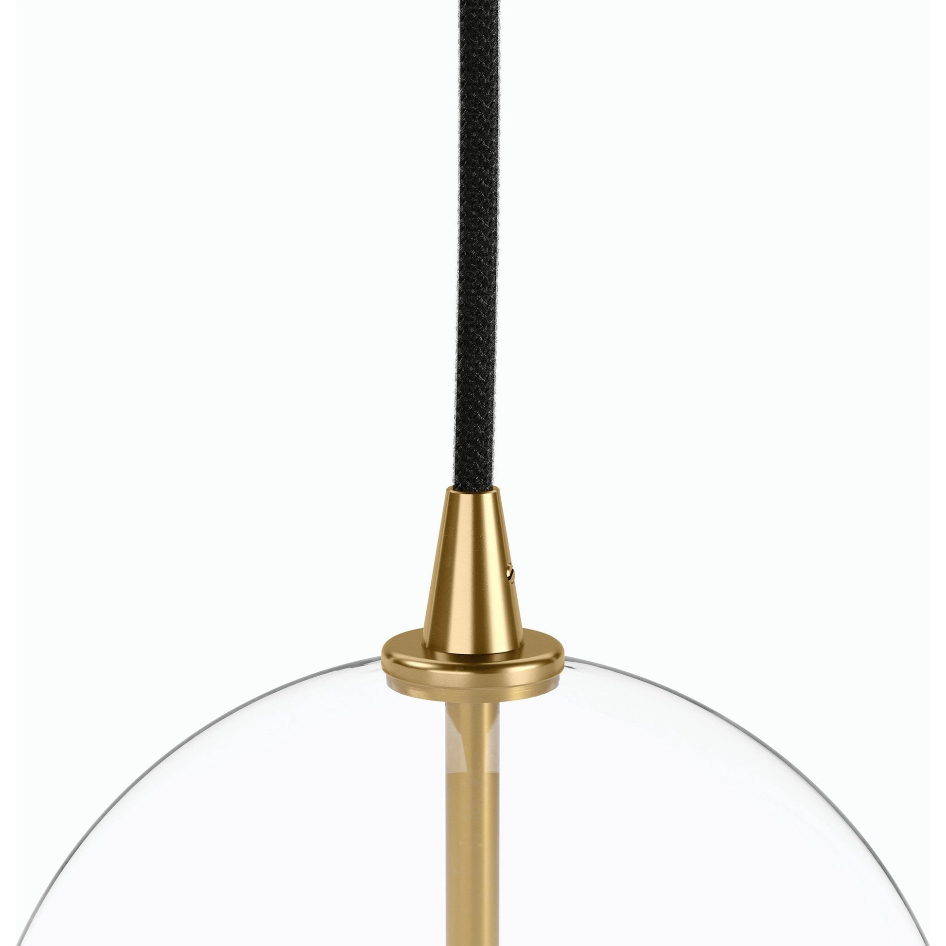 Glass Globe Pendant by Four Hands. Made from glass, thermoplastic, brass in a modern style.