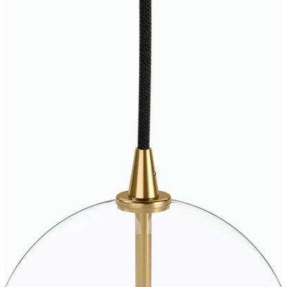 Glass Globe Pendant by Four Hands. Made from glass, thermoplastic, brass in a modern style.