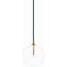 Glass Globe Pendant by Four Hands. Made from glass, thermoplastic, brass in a modern style.