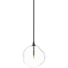 Organic Glass, Black Gunmetal / D 15" / W 8" / H 8"