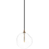 Organic Glass, Heritage Bronze Brass / D 15" / W 8" / H 8"