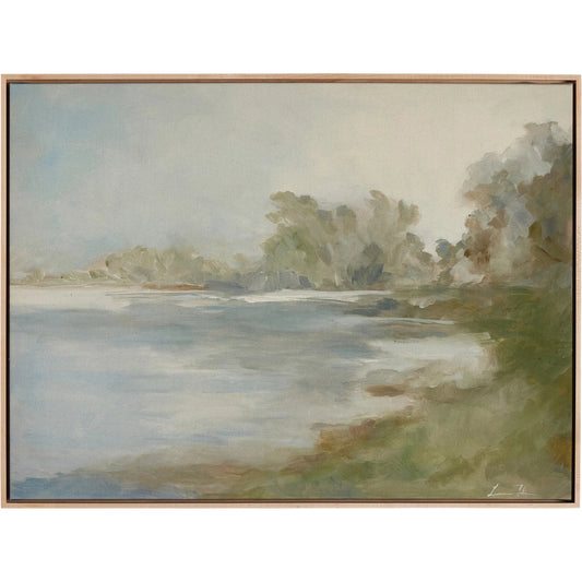 Lake by Lauren Fuhr by Four Hands. Made from raw canvas in a coastal style.