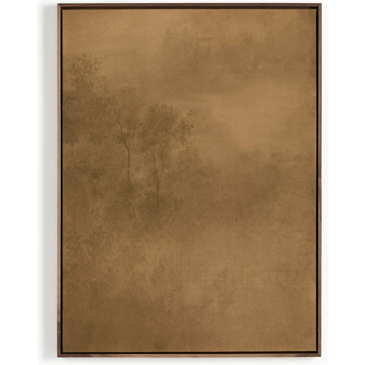 001 SI-2137094 | Primary Silo | Illuminated by Aileen Fitzgerald by Four Hands. Made from rustic walnut, fredrix 558 raw canvas, gallery bracer in a modern style.