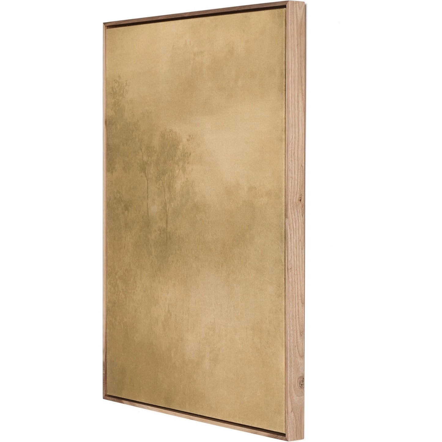 002 SI-2137094 | Additional Silo | Illuminated by Aileen Fitzgerald by Four Hands. Made from rustic walnut, fredrix 558 raw canvas, gallery bracer in a modern style.