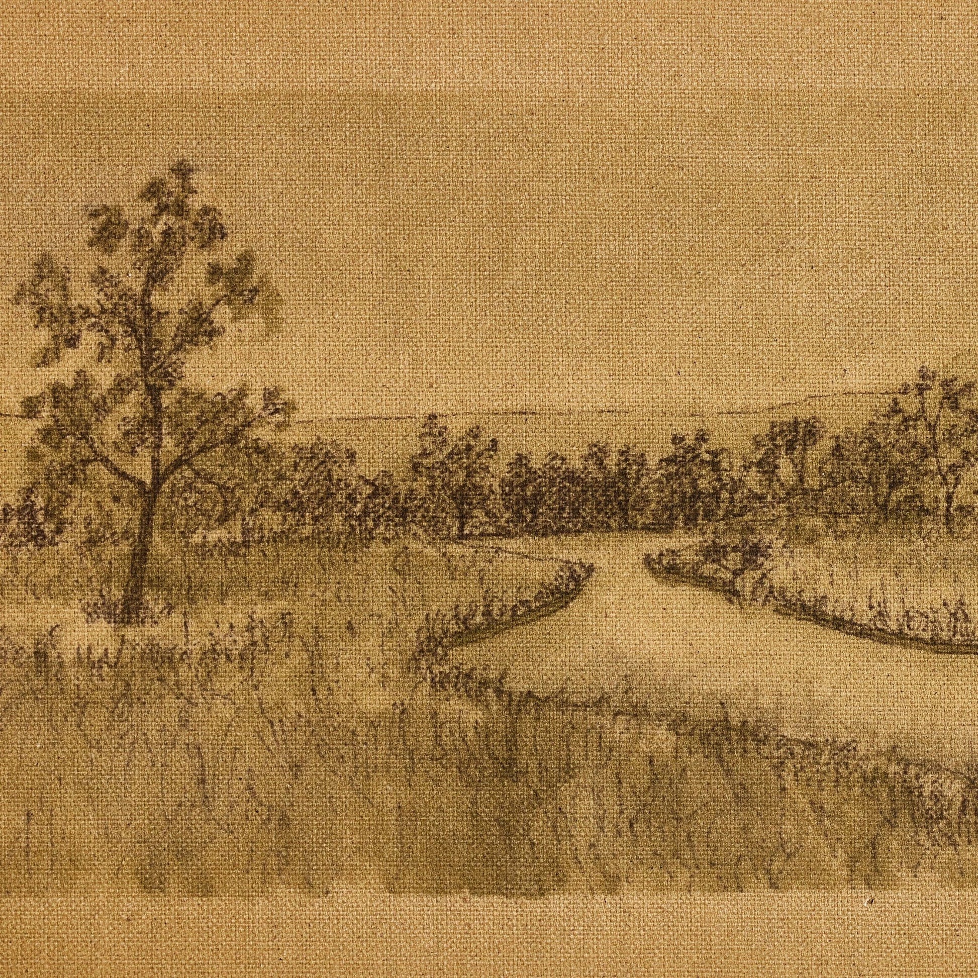 Untitled I by Aileen Fitzgerald by Four Hands. Made from fredrix 558 raw canvas in a modern style.
