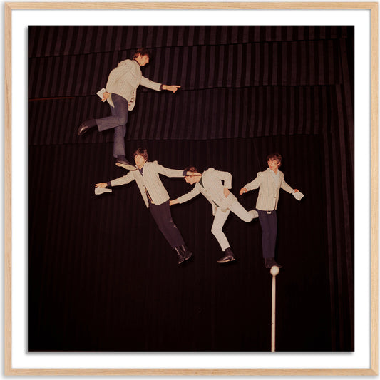 The Beatles Rehearse by Getty Images by Four Hands. Made from acrylic glazing in a modern style.