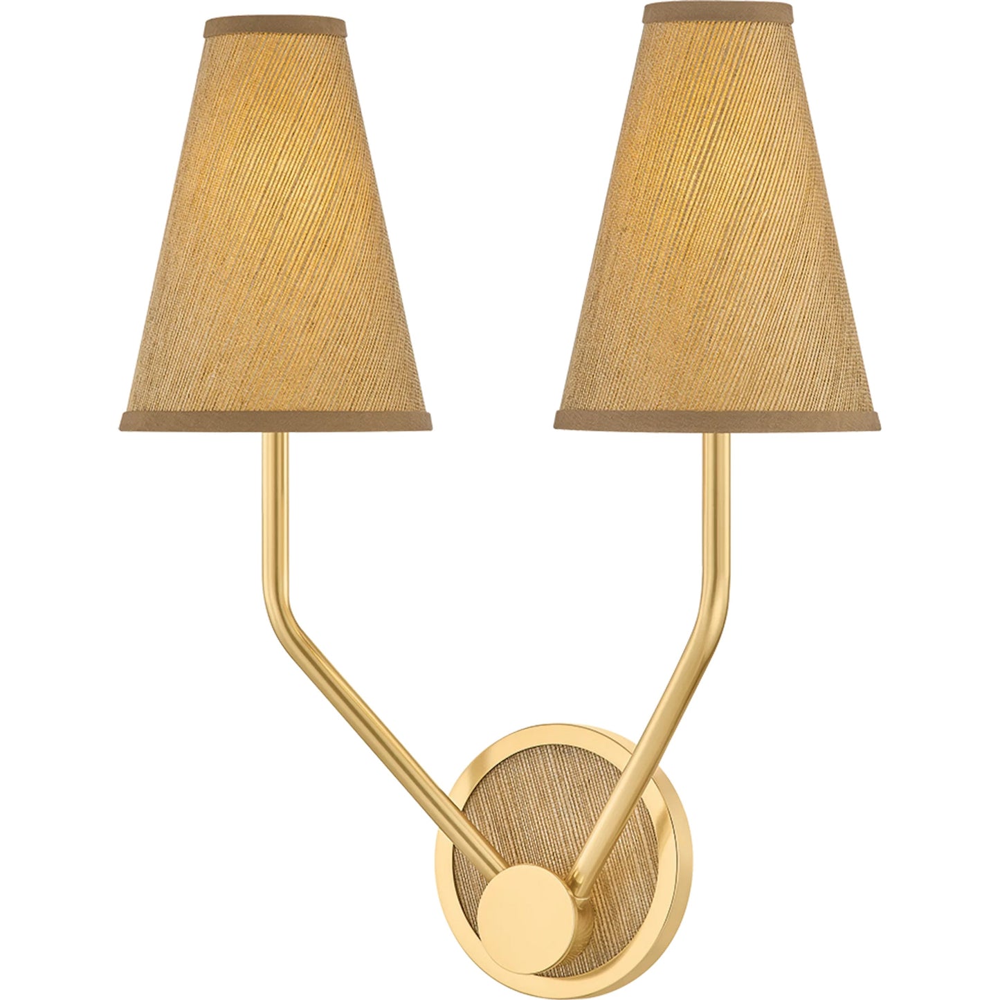 001 SI-2472395 | Primary Silo | Buskirk Double Wall Sconce by Hudson Valley in aged brass. Made from unique in a transitional style.