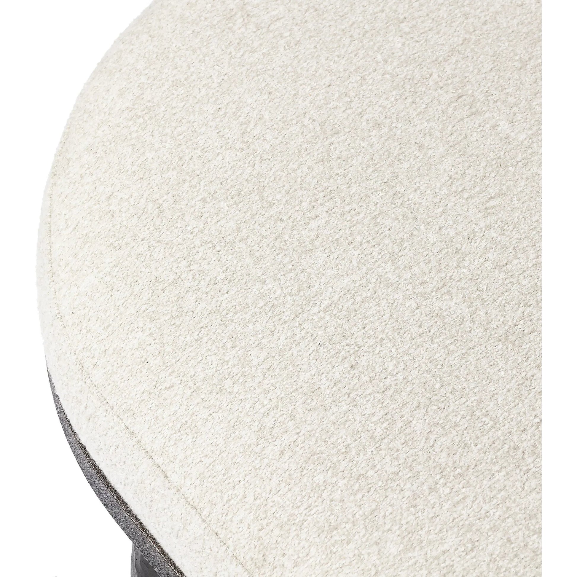 Corinne Cocktail Ottoman by Four Hands in crete pebble, hammered bronze, textured bronze. Made from 100% post consumer recycled polypropylene, iron in a unique style.