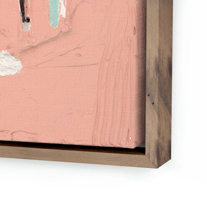 The Love Within No. 1 by Allison Rohland by Four Hands. Made from rustic walnut, canvas in a modern style.