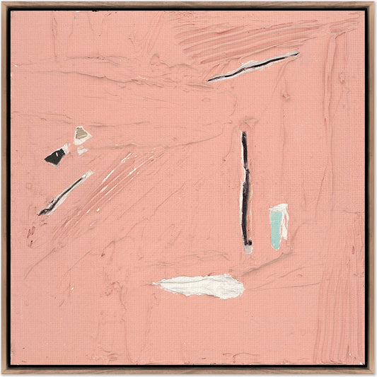 The Love Within No. 1 by Allison Rohland by Four Hands. Made from rustic walnut, canvas in a modern style.