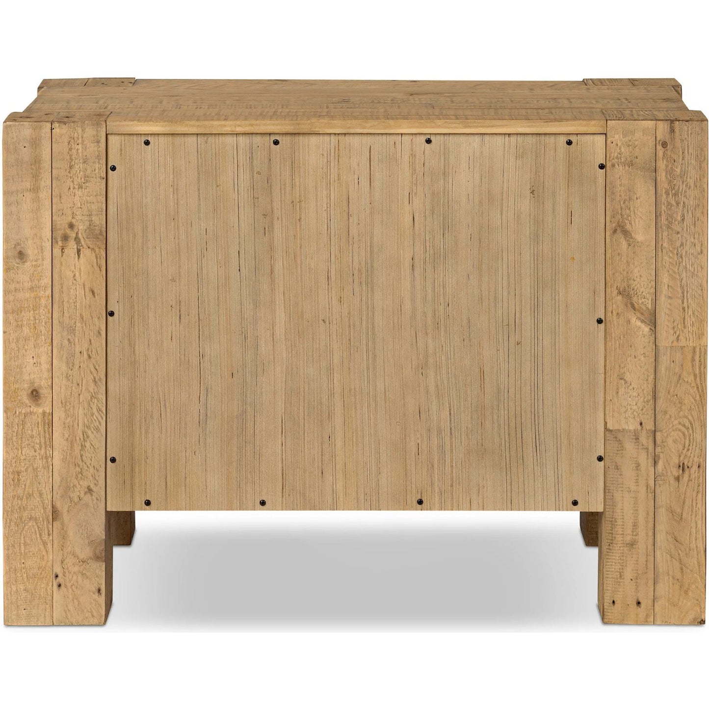 002 SI-2635342 | Additional Silo | Perot Nightstand by Four Hands in light blonde pine. Made from solid reclaimed pine in a unique style.