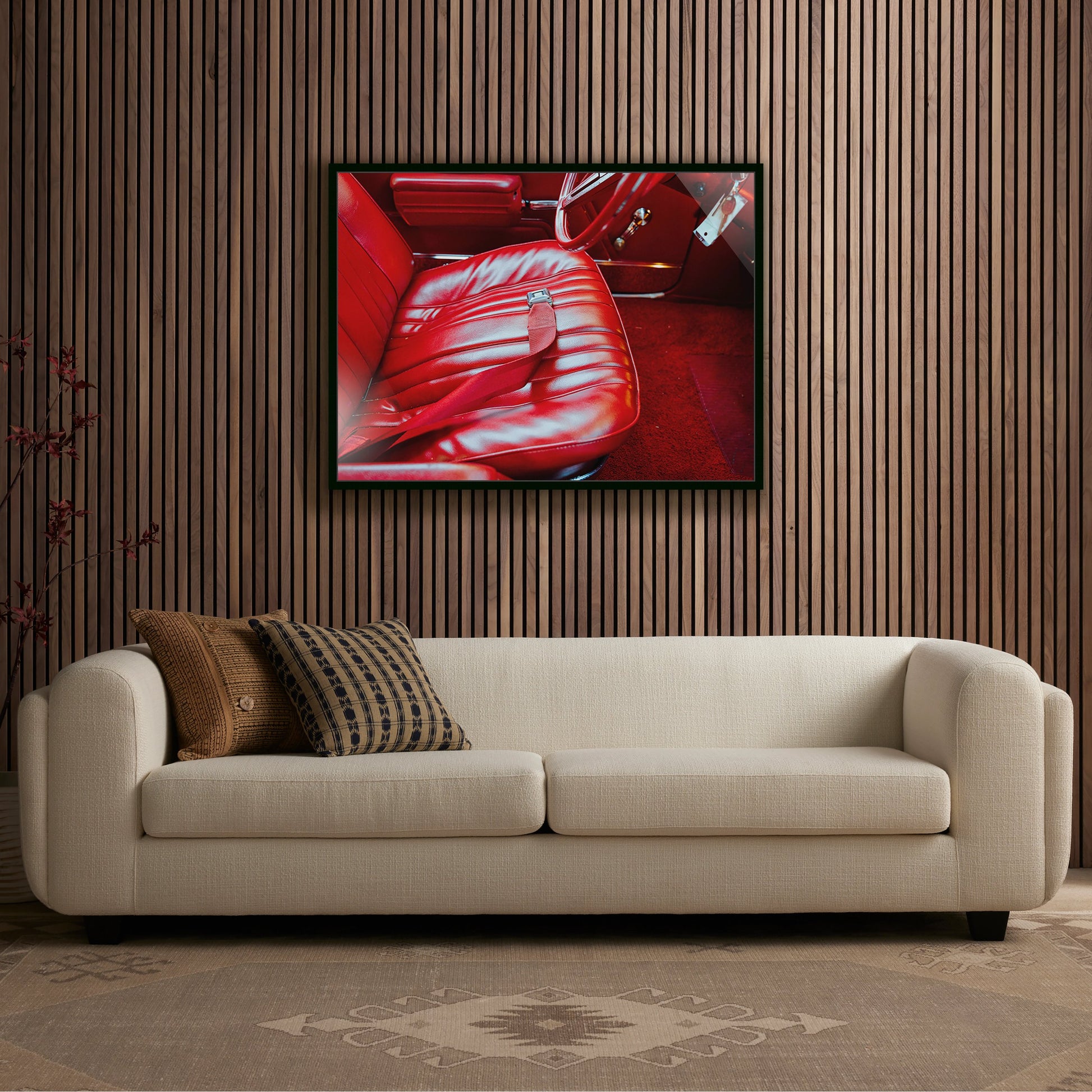 L's Car by Jackie Lee Young by Four Hands. Made from black 2.5 maple, photo paper in a modern style.