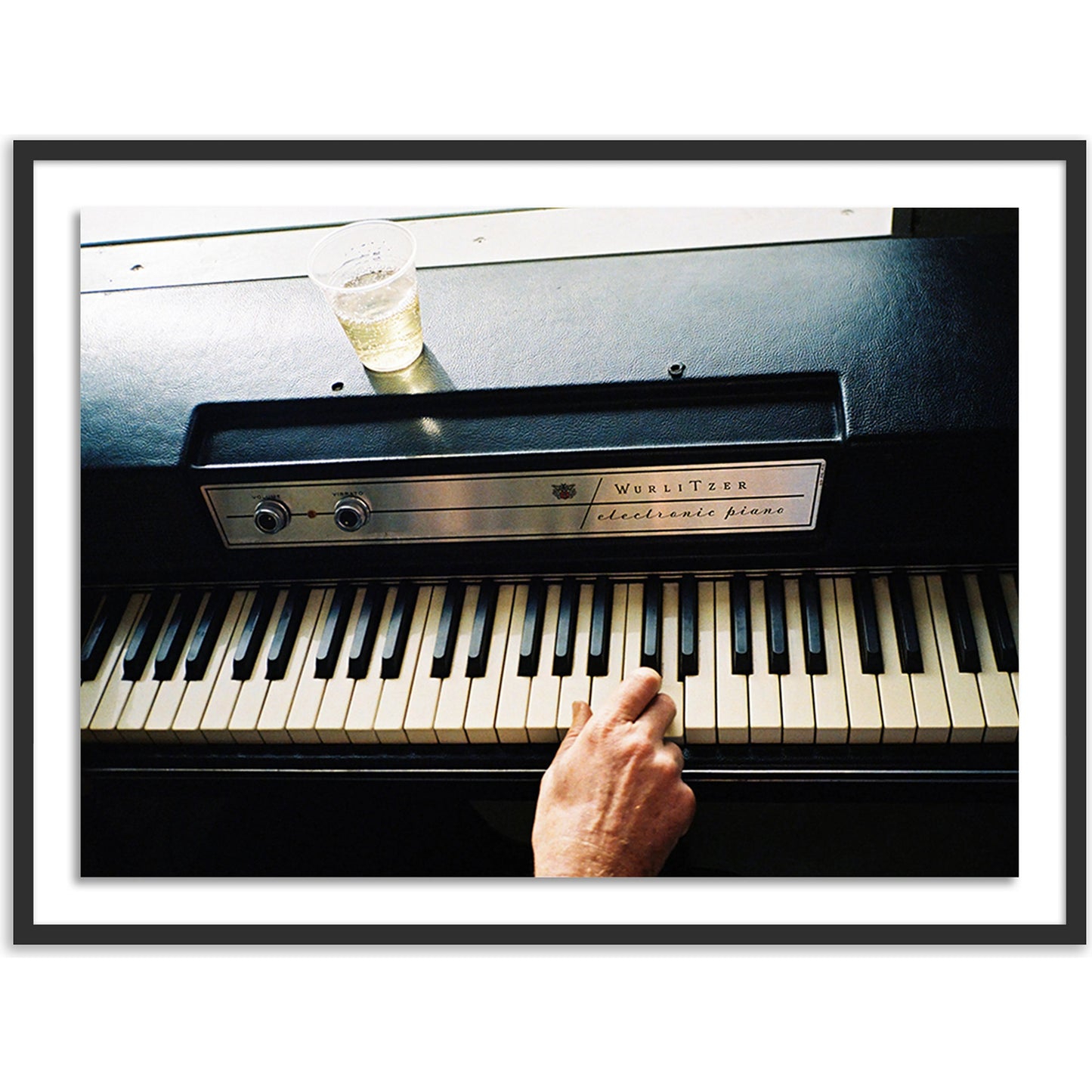 001 SI-2092928 | Additional Silo | New Year's Day by Jackie Lee Young by Four Hands. Made from black 2.5 maple, photo paper in a modern style.