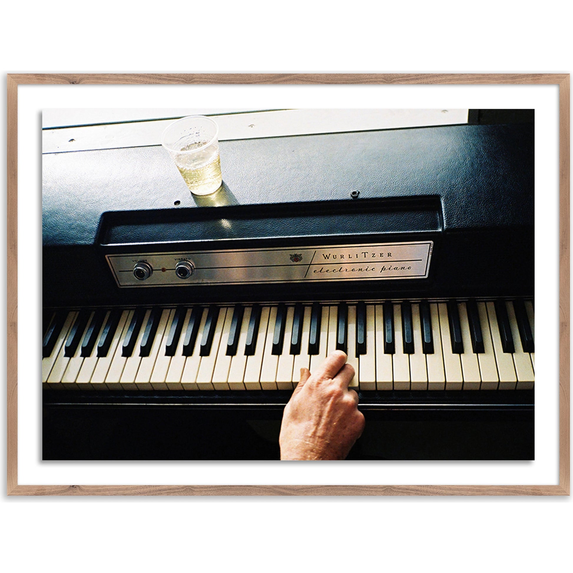 New Year's Day by Jackie Lee Young by Four Hands. Made from black 2.5 maple, photo paper in a modern style.