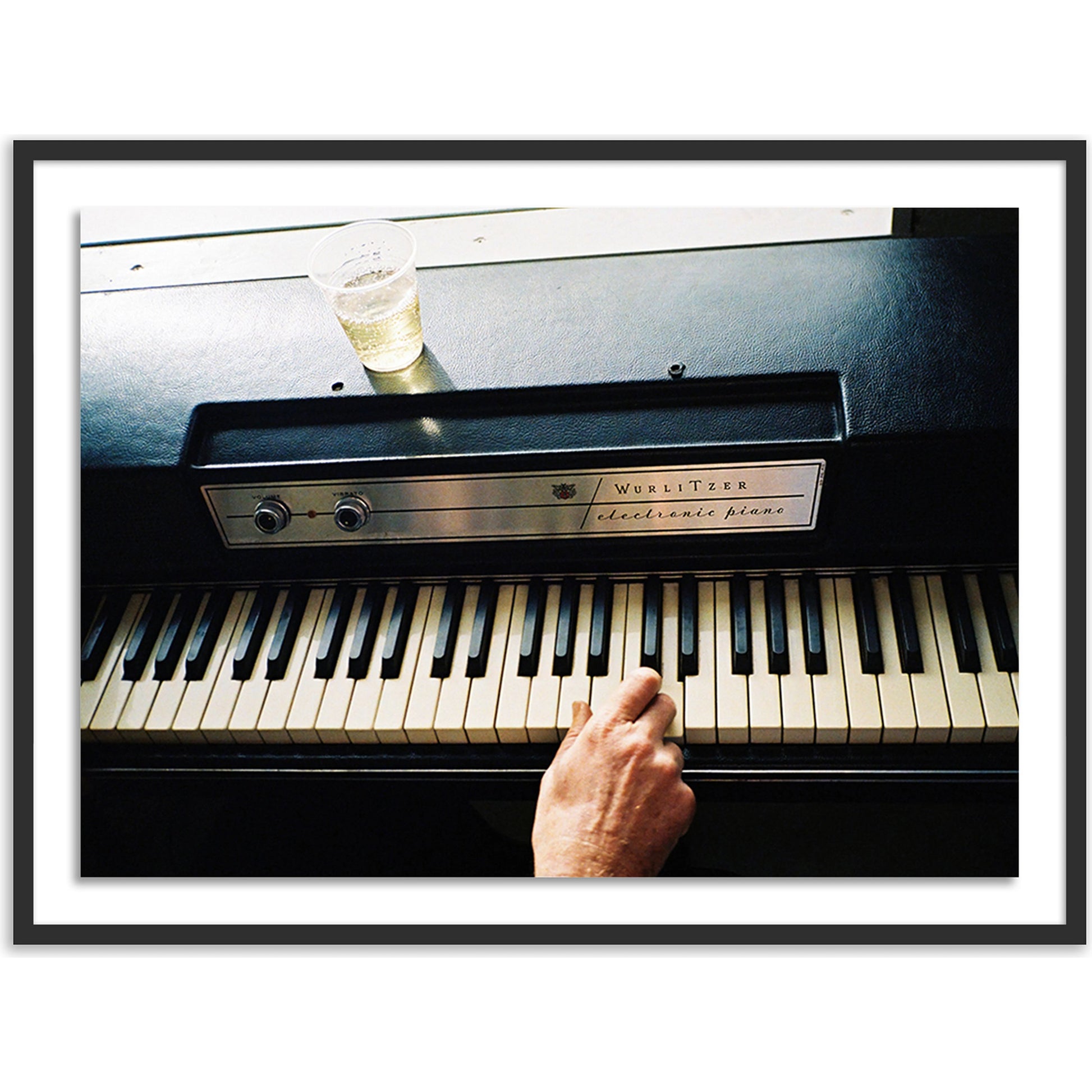 New Year's Day by Jackie Lee Young by Four Hands. Made from black 2.5 maple, photo paper in a modern style.