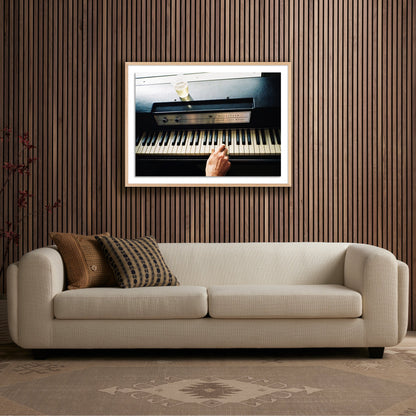 New Year's Day by Jackie Lee Young by Four Hands. Made from black 2.5 maple, photo paper in a modern style.