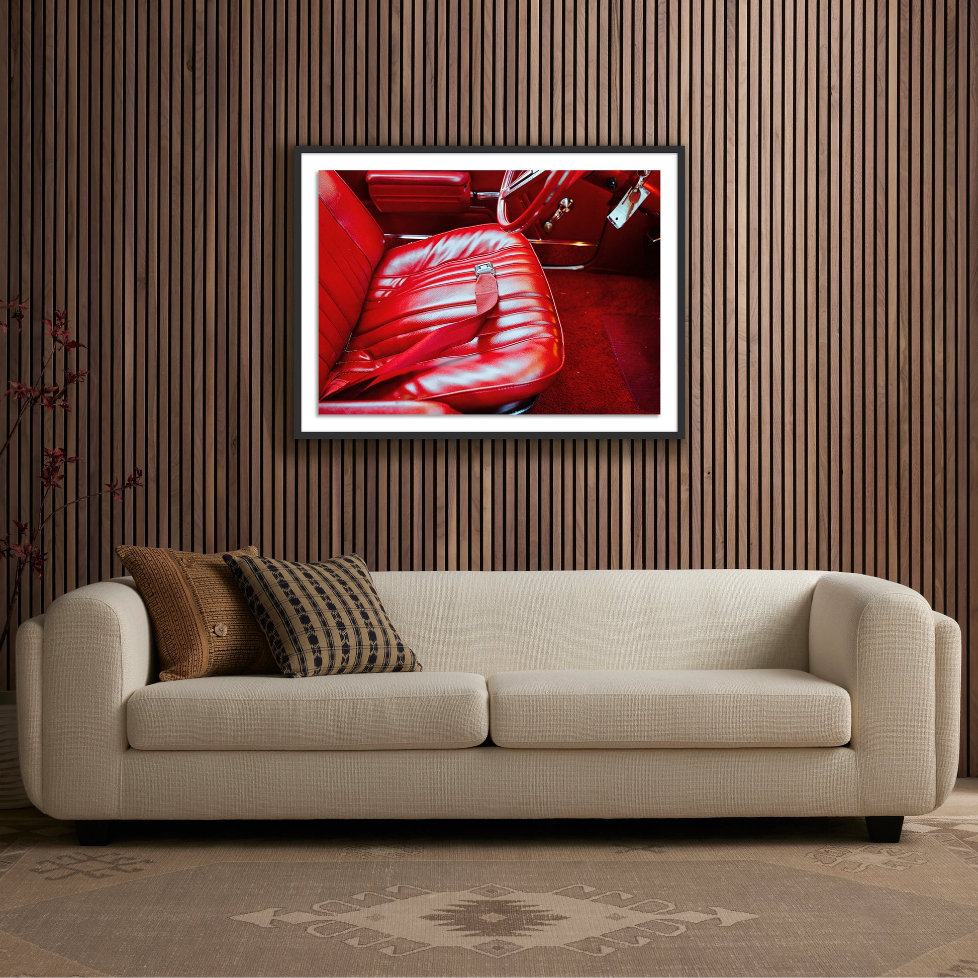 L's Car by Jackie Lee Young by Four Hands. Made from black 2.5 maple, photo paper in a modern style.