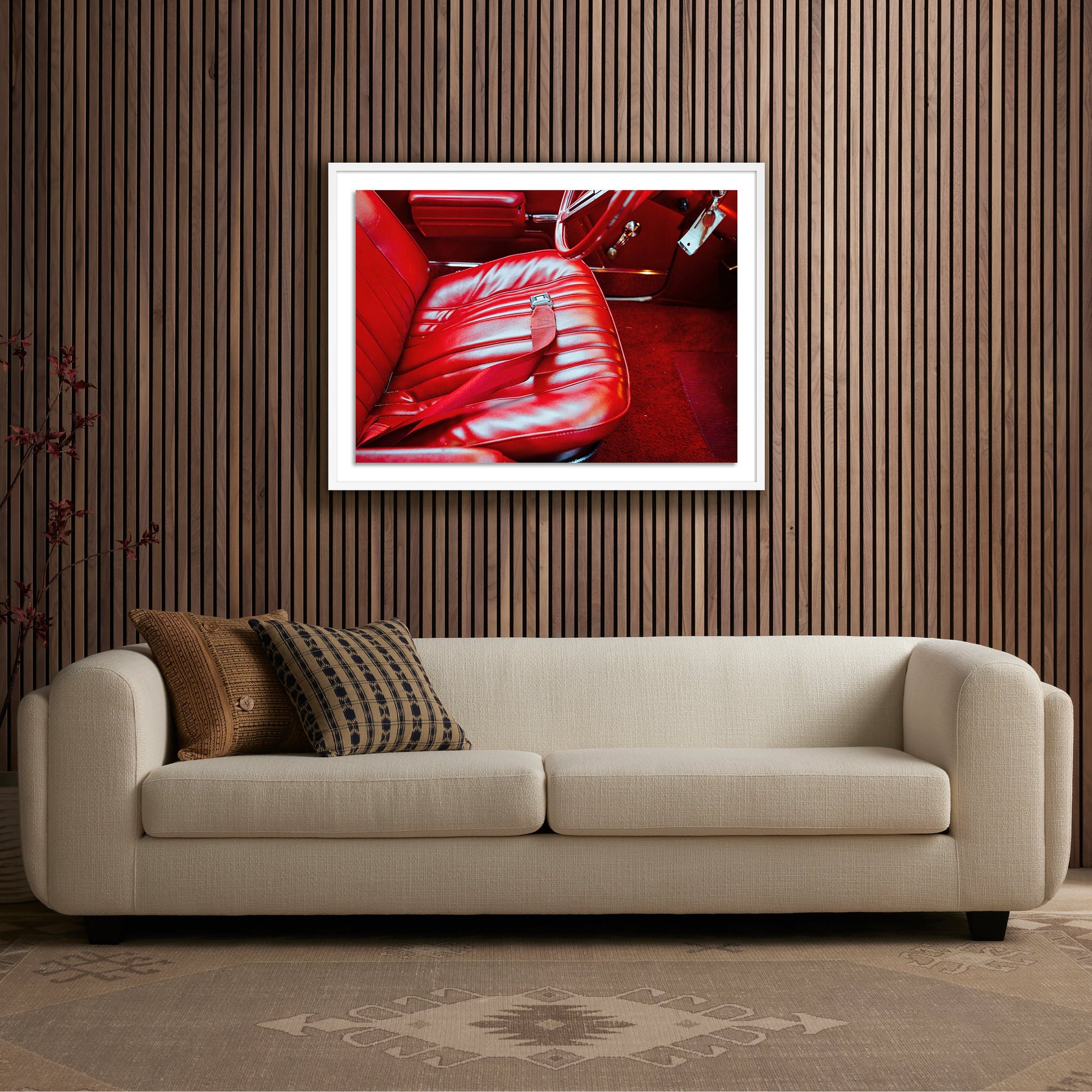 L's Car by Jackie Lee Young by Four Hands. Made from black 2.5 maple, photo paper in a modern style.