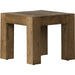 Abaso End Table by Four Hands. Made from thick oak veneer, engineered hardwood in a rustic style.