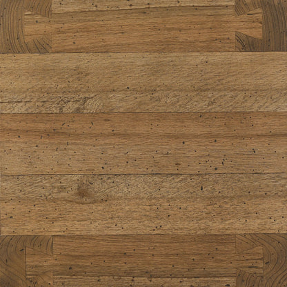Abaso End Table by Four Hands. Made from thick oak veneer, engineered hardwood in a rustic style.
