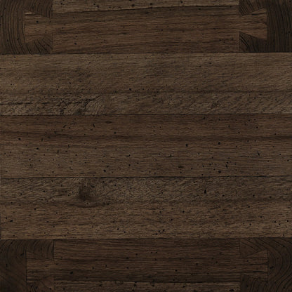 Abaso End Table by Four Hands. Made from thick oak veneer, engineered hardwood in a rustic style.