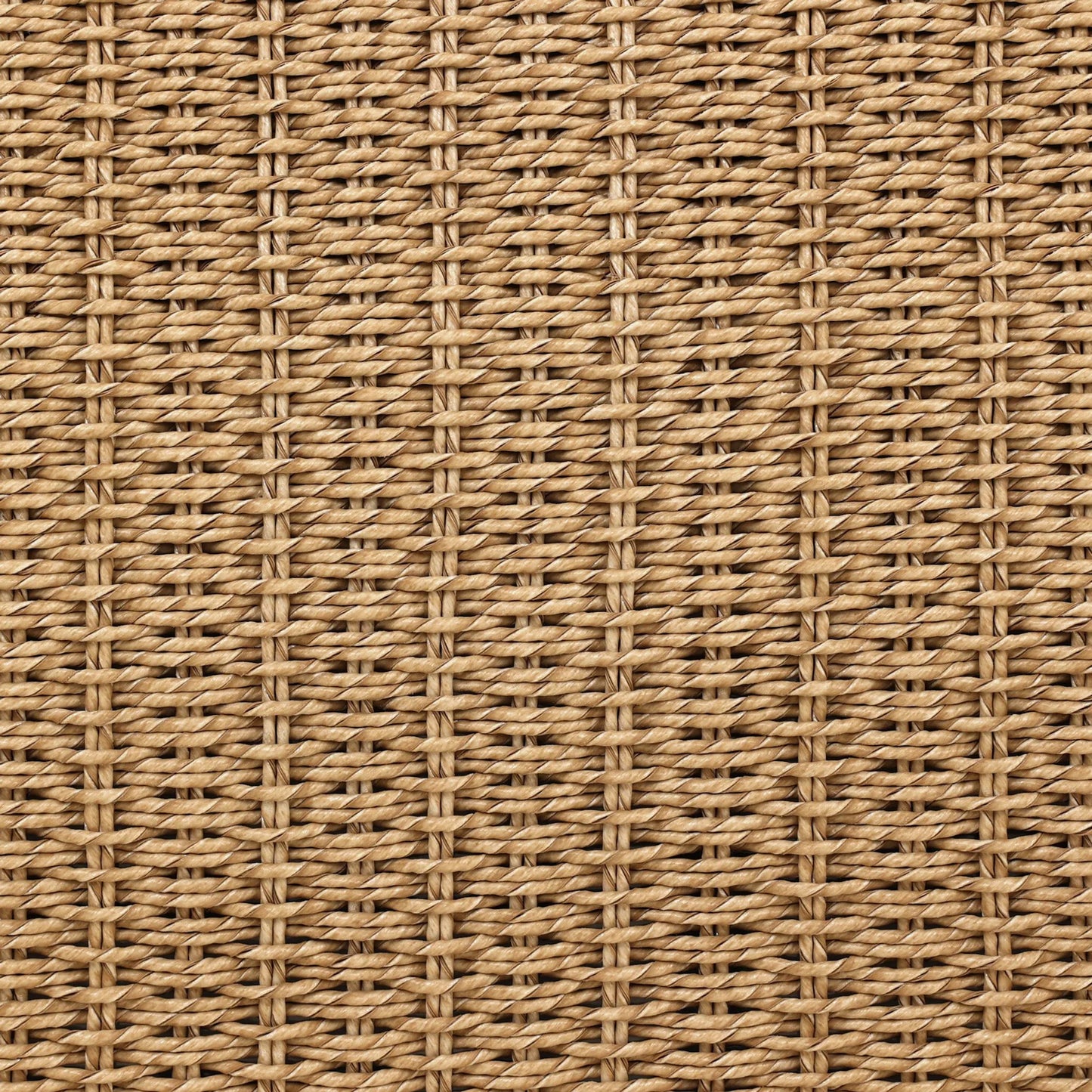 005 SI-2519243 | Closeup | Maven Outdoor Double Chaise by Four Hands in faux hyacinth, alessi linen. Made from 100% polyethylene, 100% polypropylene in a transitional style.