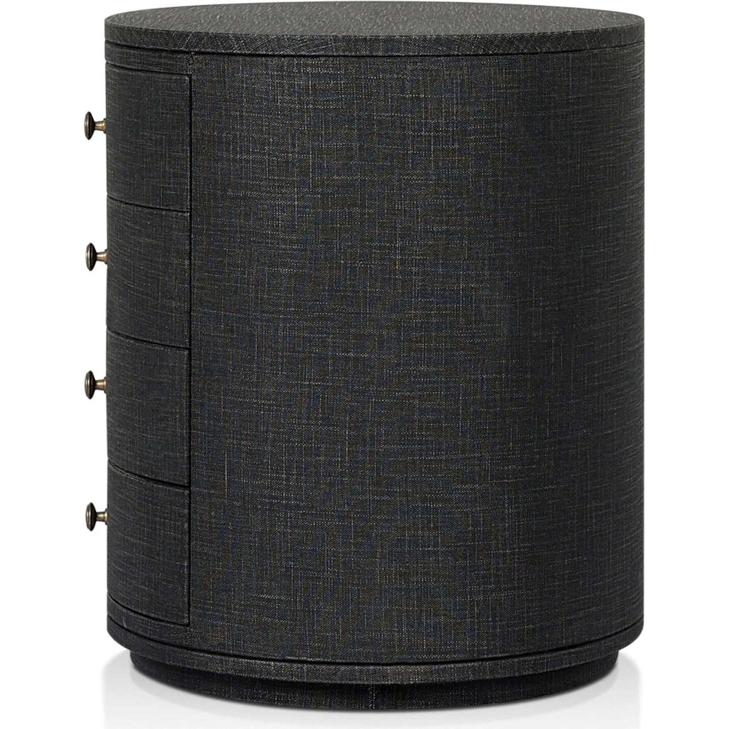 016 SI-2519072 | Additional Silo | Amelia Oval Nightstand by Four Hands. Made from painted linen in a transitional style.