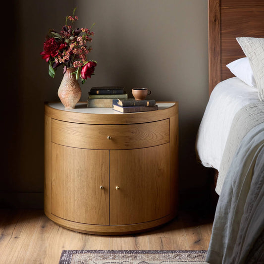 Ashton Nightstand by Four Hands. Made from unique in a transitional style.