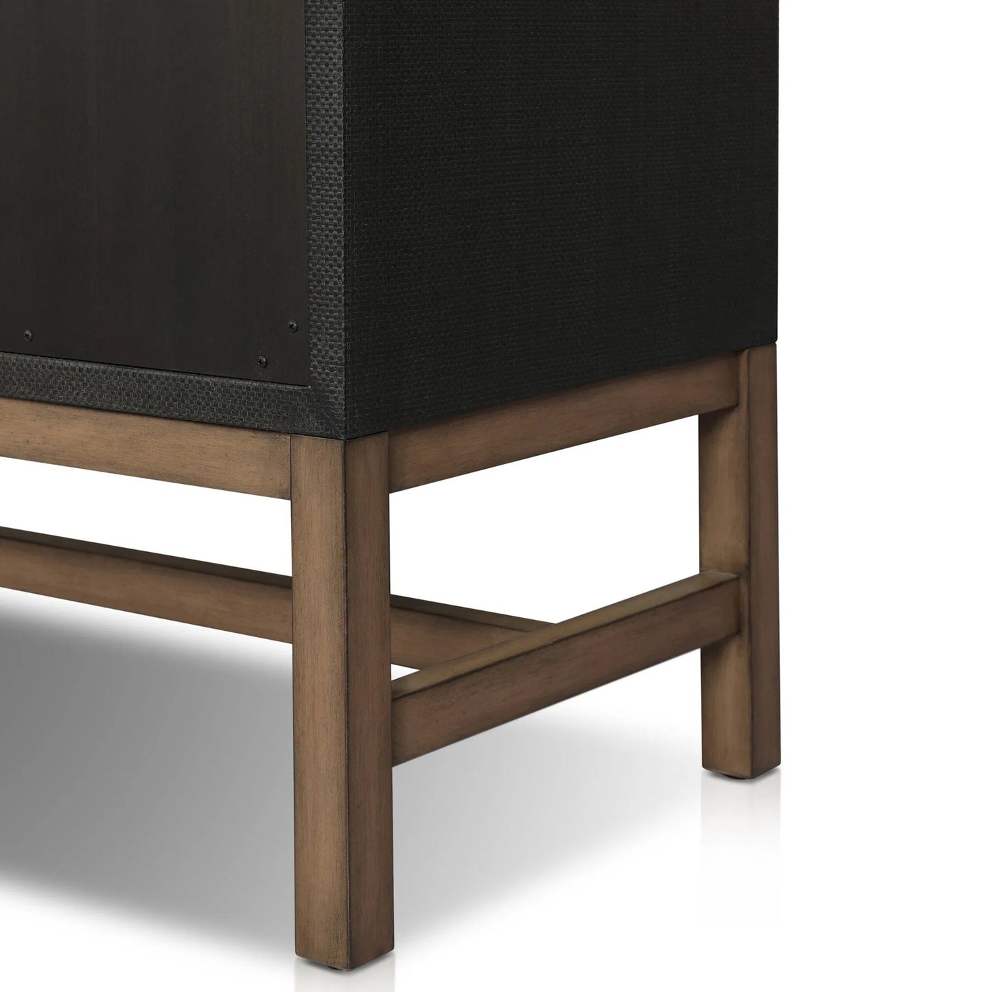 009 SI-2534974 | Closeup | Fiona Tall Dresser by Four Hands. Made from sugar palm, solid mahogany in a unique style.