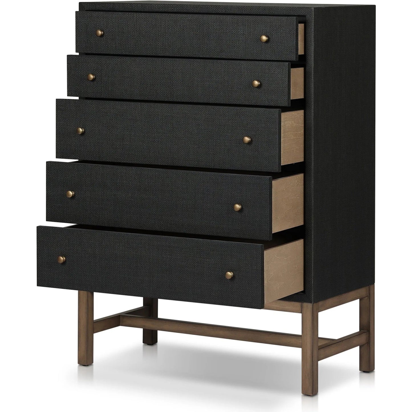 006 SI-2534974 | Additional Silo | Fiona Tall Dresser by Four Hands. Made from sugar palm, solid mahogany in a unique style.