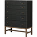Fiona Tall Dresser by Four Hands. Made from sugar palm, solid mahogany in a unique style.