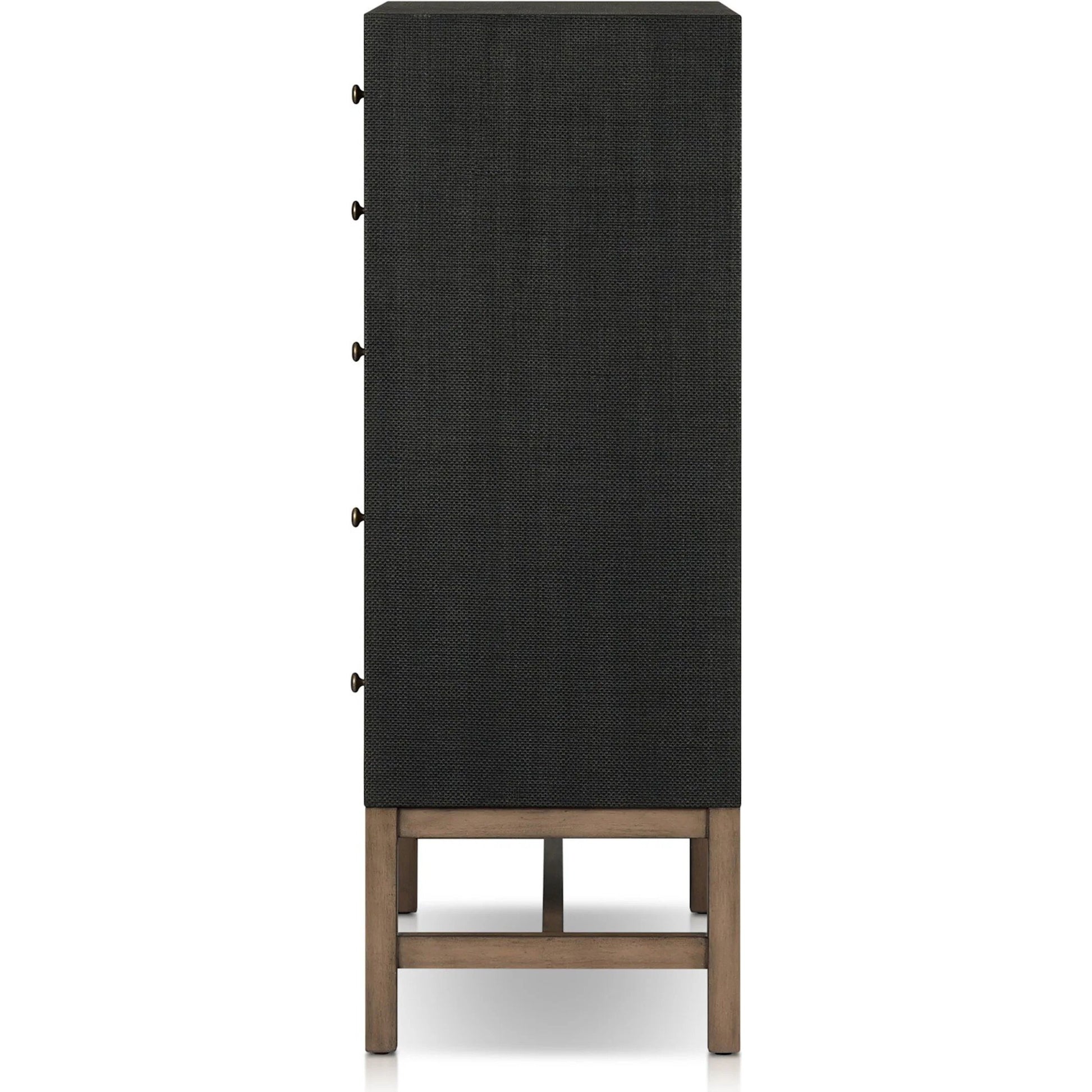 Fiona Tall Dresser by Four Hands. Made from sugar palm, solid mahogany in a unique style.