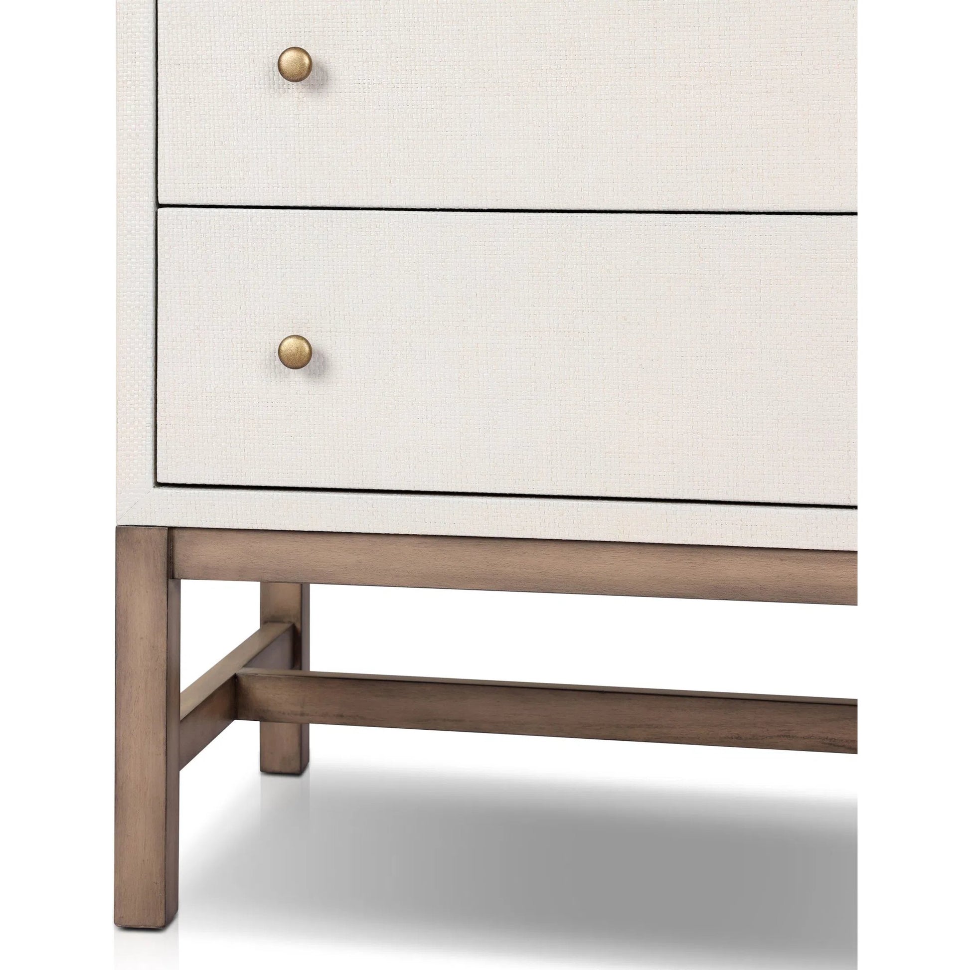 Fiona Tall Dresser by Four Hands. Made from sugar palm, solid mahogany in a unique style.