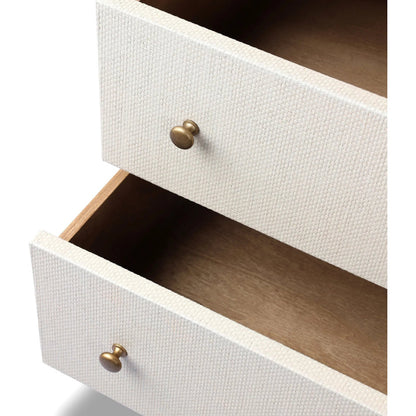 Fiona Tall Dresser by Four Hands. Made from sugar palm, solid mahogany in a unique style.