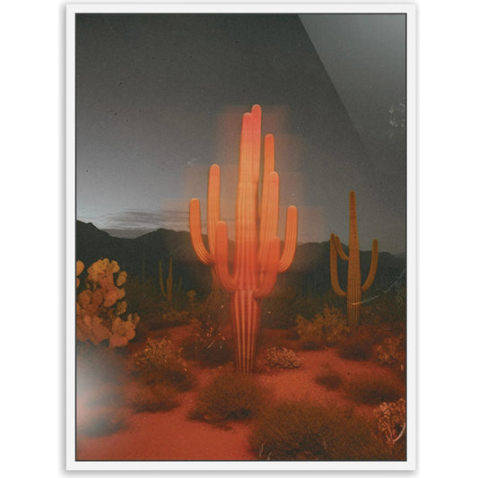 Glowing Saguaro by Coup d'Esprit by Four Hands. Made from gloss white chromaluxe in a unique style.
