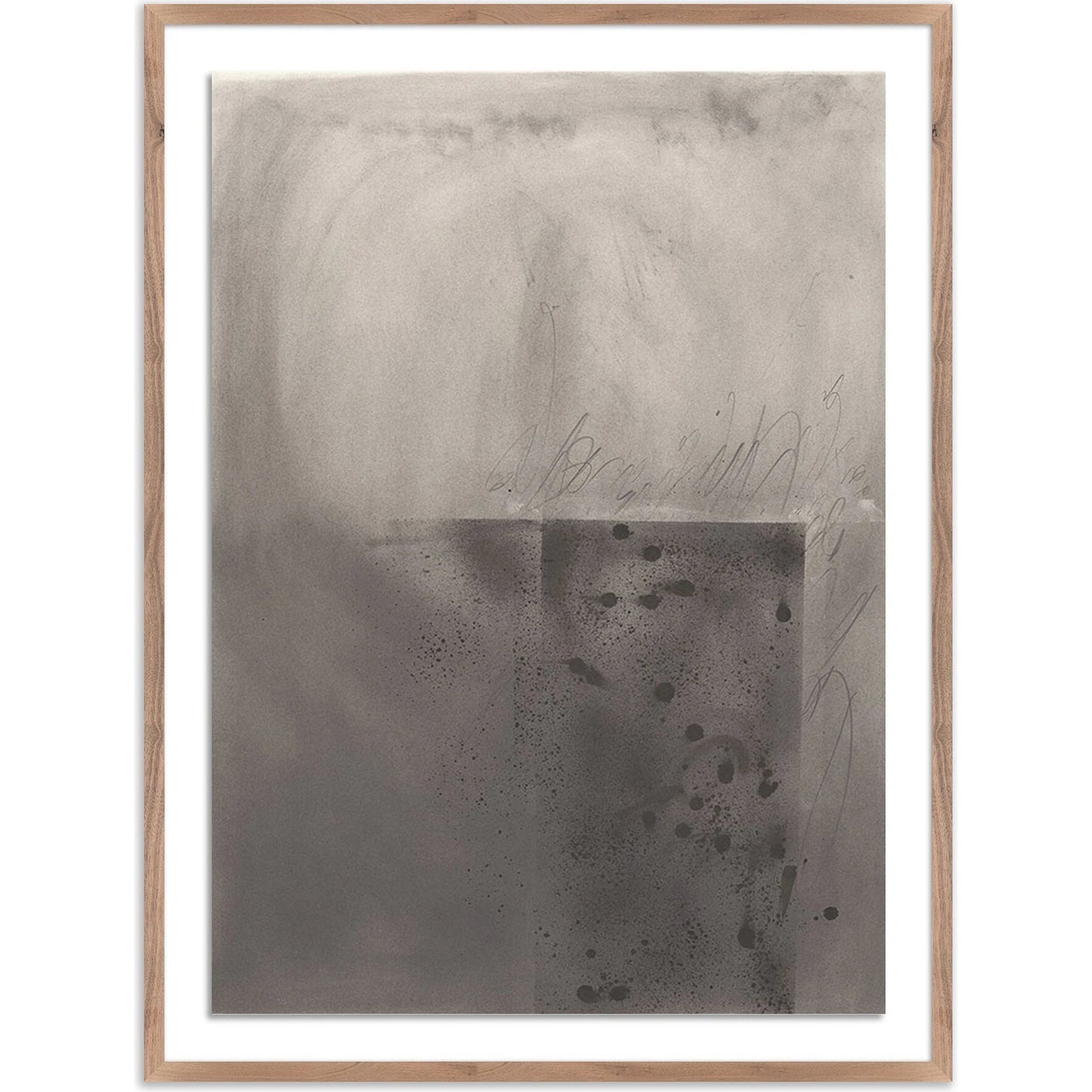001 SI-2137132 | Primary Silo | Through the Fog by Amy Berlin by Four Hands. Made from rustic walnut, acrylic glazing, matte paper in a modern style.