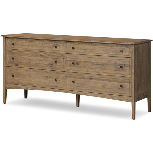 Maggie 6 Drawer Dresser by Four Hands. Made from unique in a transitional style.