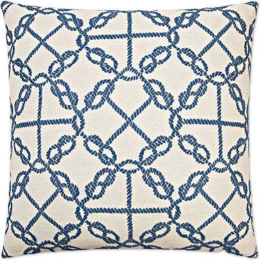 Knots Pillow by DV Kap Home. Made from 88.31% cotton, 11.39% polyester in a unique style.