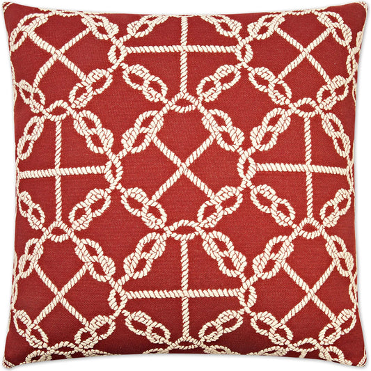 Knots Pillow by DV Kap Home. Made from 88.31% cotton, 11.39% polyester in a unique style.