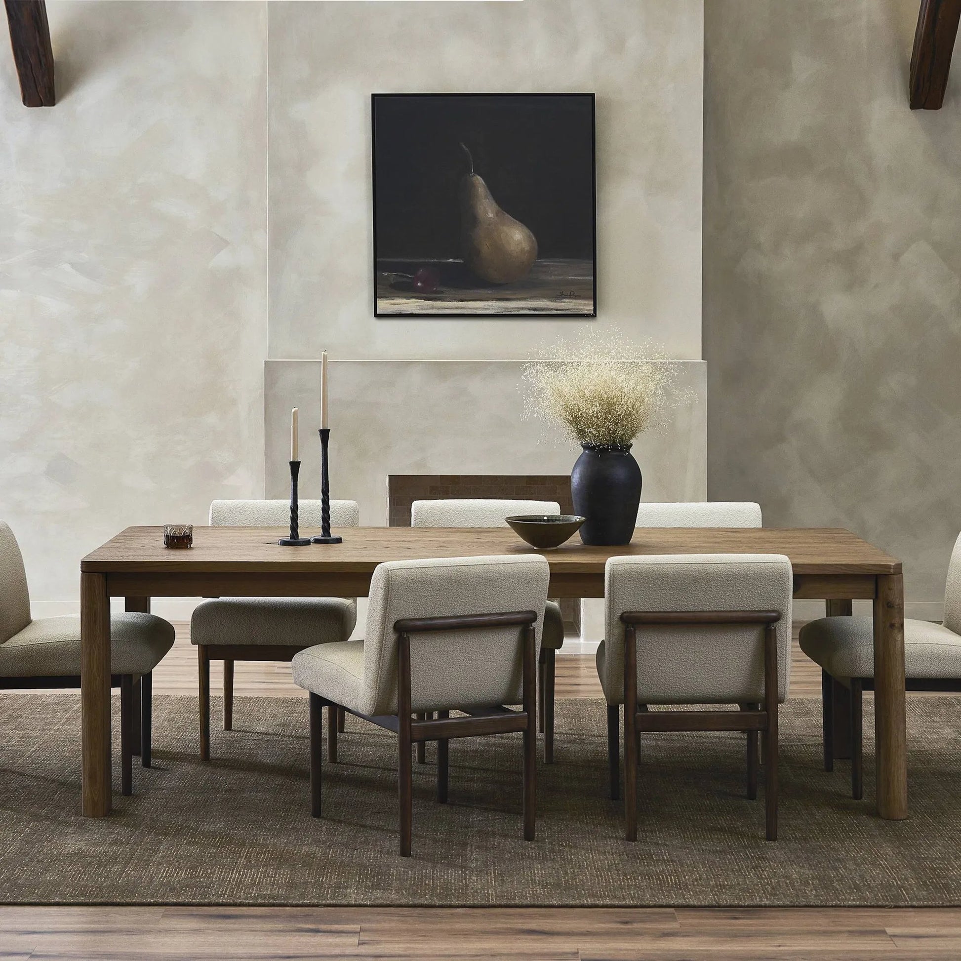 Noeline Double Extension Dining Table by Four Hands. Made from unique in a transitional style.