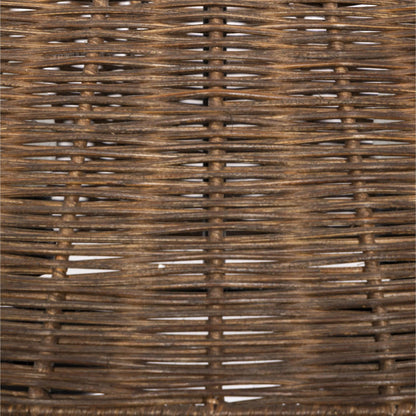 Harwick Table Lamp by Four Hands in jet black, brown rattan. Made from iron, rattan in a cottage & farmhouse style.