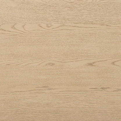 Rosedale Executive Desk by Four Hands. Made from oak veneer, top grain leather, solid oak in a unique style.