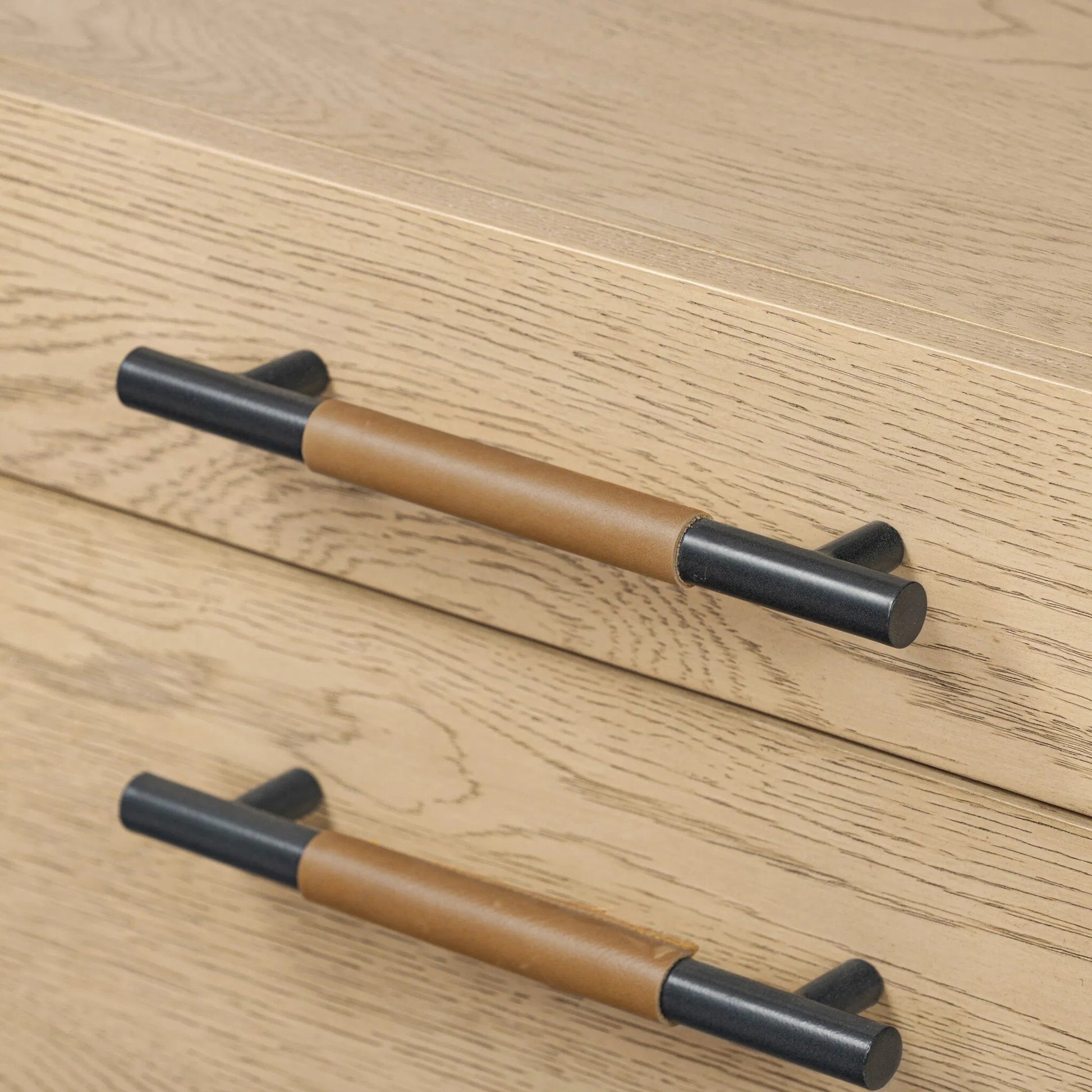 Rosedale Executive Desk by Four Hands. Made from oak veneer, top grain leather, solid oak in a unique style.