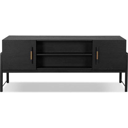 Rosedale Executive Desk by Four Hands. Made from oak veneer, top grain leather, solid oak in a unique style.