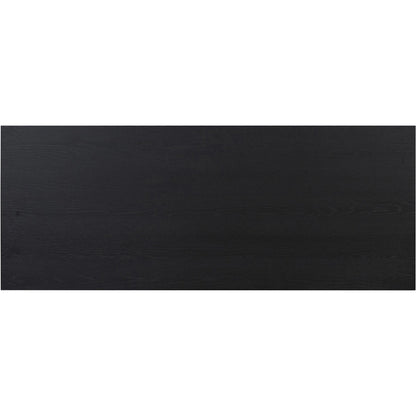 Rosedale Executive Desk by Four Hands. Made from oak veneer, top grain leather, solid oak in a unique style.