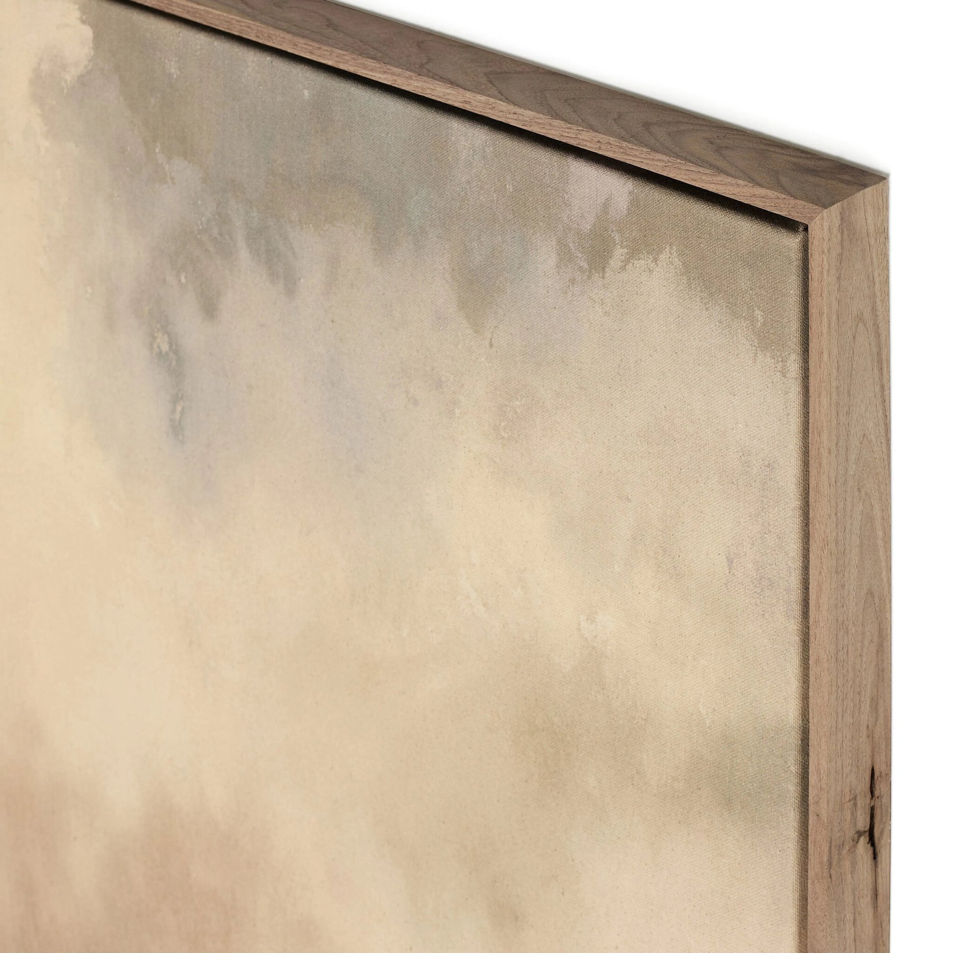You Said I Am The Sea by Aileen Fitzgerald by Four Hands in rustic walnut floater, fredrix 558 raw canvas. Made from rustic walnut, raw canvas, gallery bracer in a modern style.