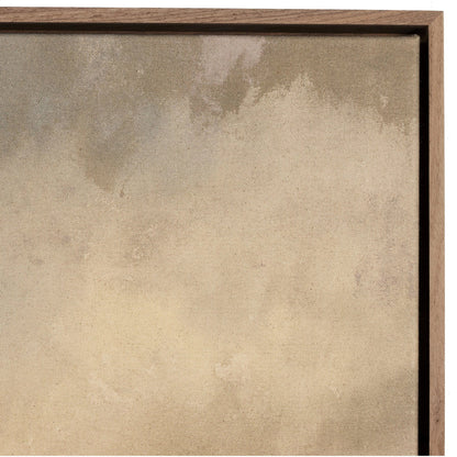 You Said I Am The Sea by Aileen Fitzgerald by Four Hands in rustic walnut floater, fredrix 558 raw canvas. Made from rustic walnut, raw canvas, gallery bracer in a modern style.