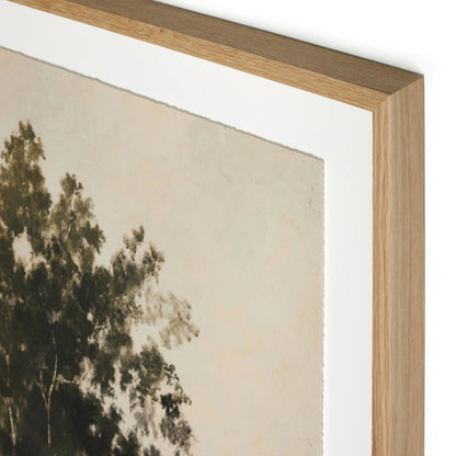 We Woke To A Dream by Aileen Fitzgerald by Four Hands in vertical grain 2.5 white oak, textured fine art paper, bw8-97 polar white. Made from vertical grain white oak, textured fine art paper in a modern style.