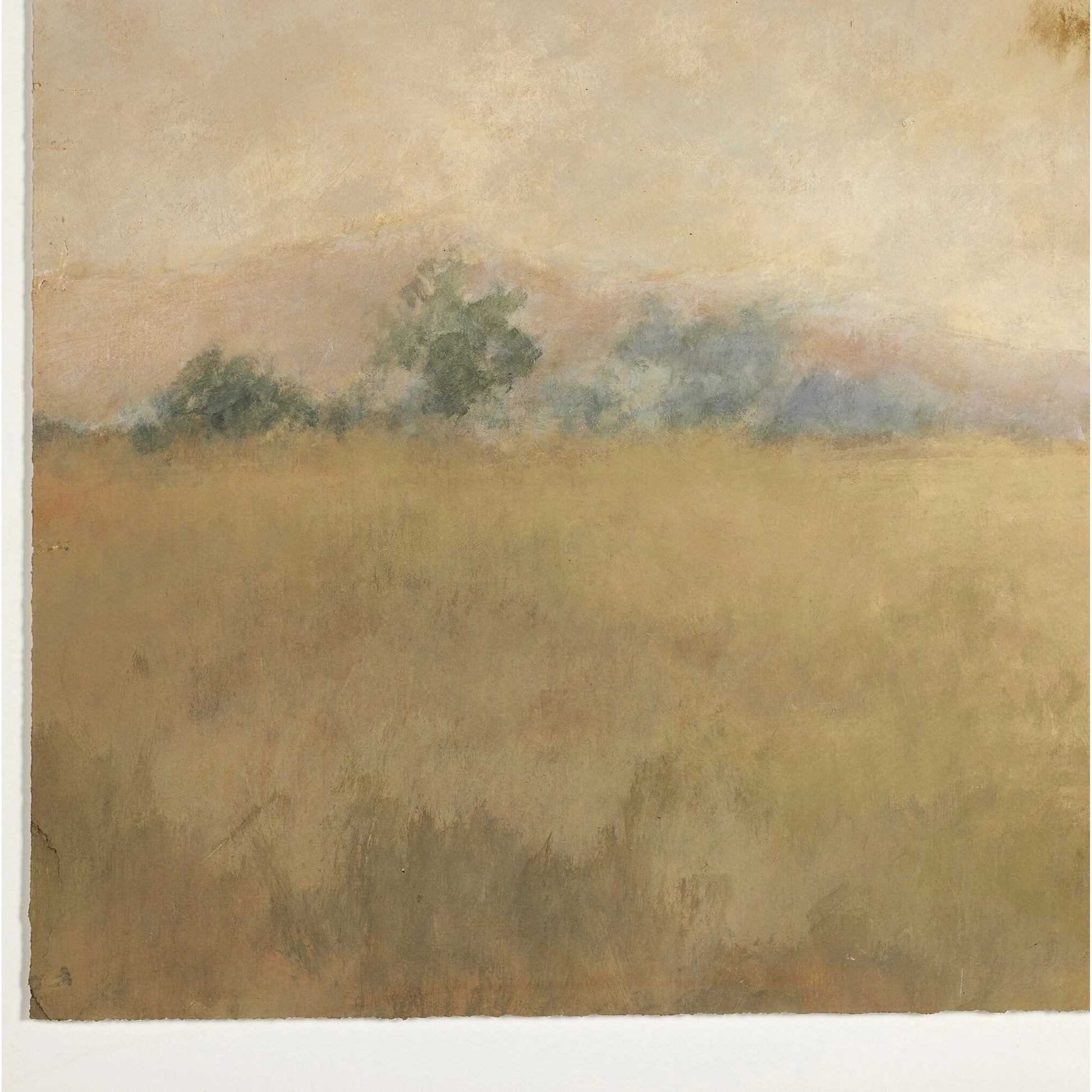 We Woke To A Dream by Aileen Fitzgerald by Four Hands in vertical grain 2.5 white oak, textured fine art paper, bw8-97 polar white. Made from vertical grain white oak, textured fine art paper in a modern style.